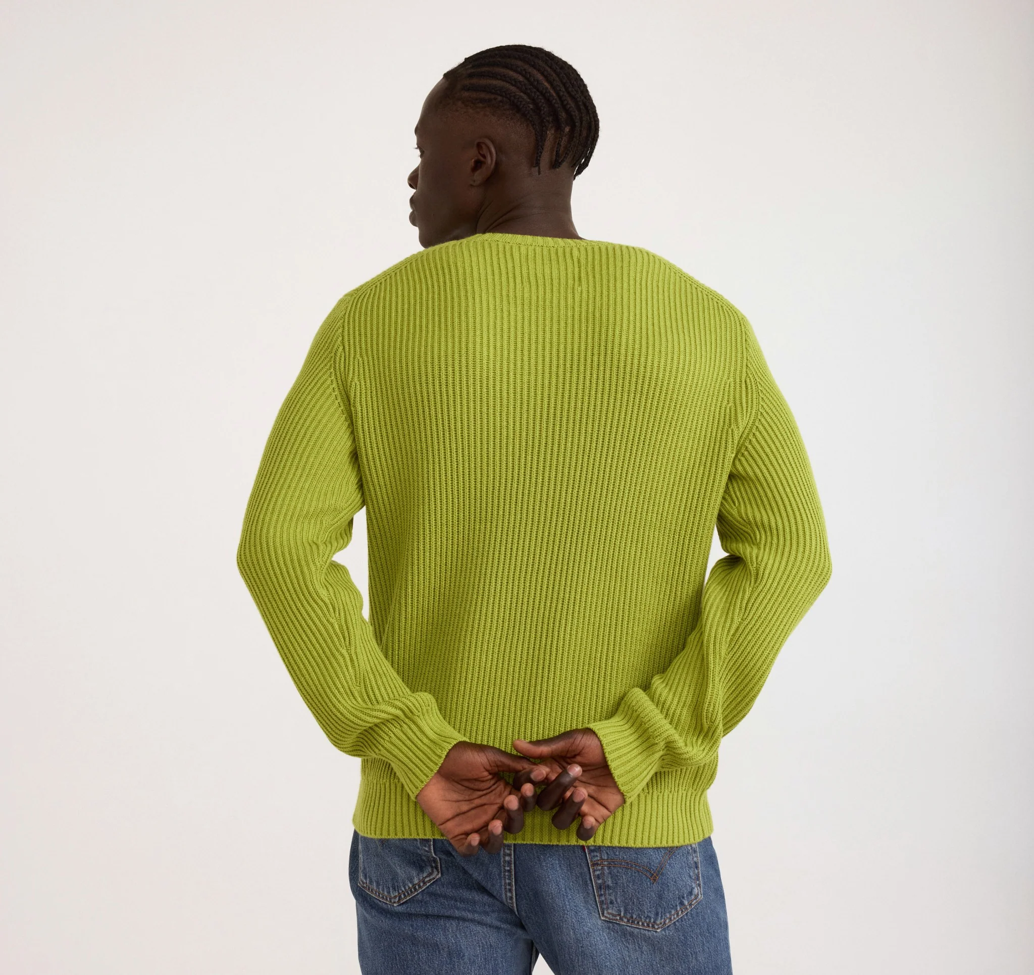 Soft Knit Chunky Crewneck Sweater - Image 3