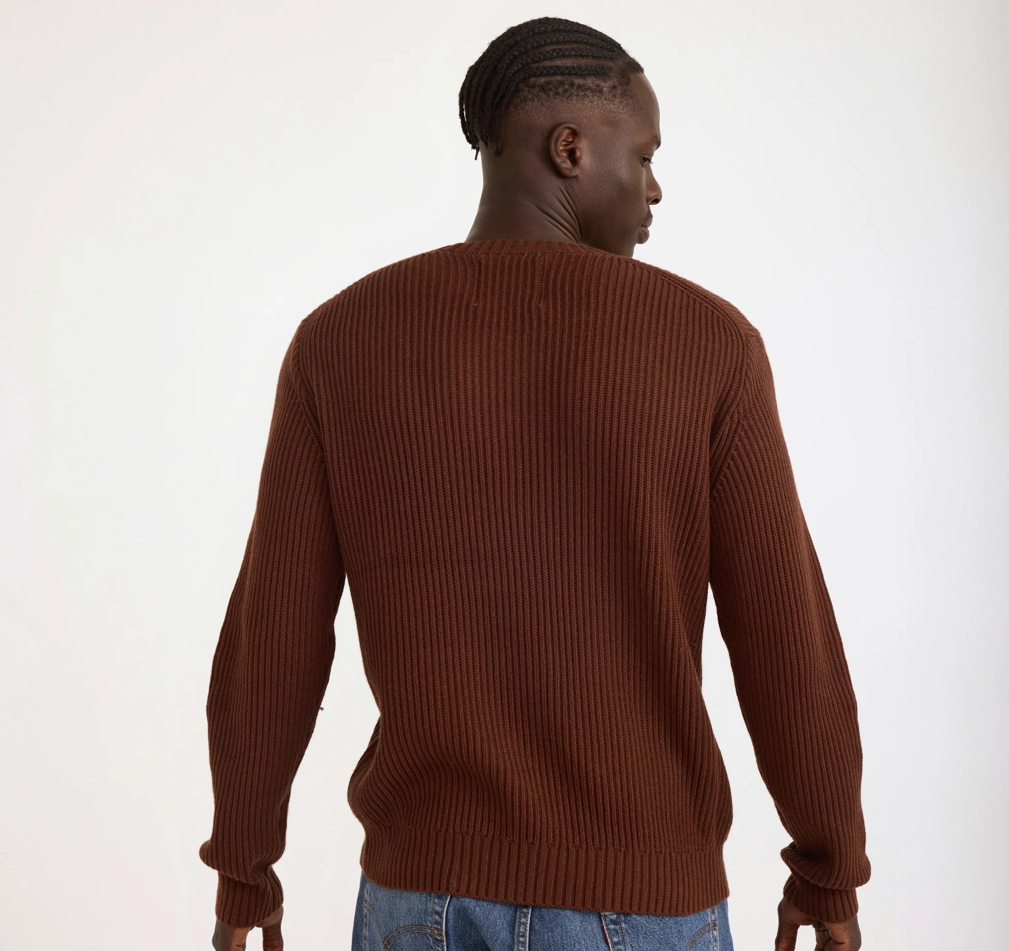 Soft Knit Chunky Crewneck Sweater - Image 5